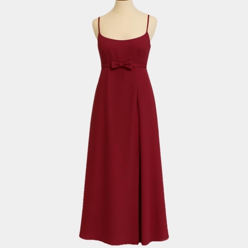 Alfred Angelo Empire Waist Spaghetti Strap Maxi Dress Size 14